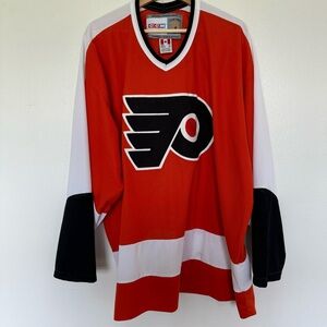 Vintage CCM Philadelphia Flyers Jersey Mens XXL NHL Hockey Blank Team Shirt